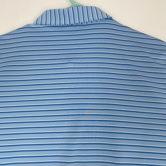 Peter Millar Polo Shirt Mens Sz XL Blue Summer Comfort Stretch Golf Performance - Picture 3 of 13